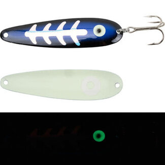 Moonshine Lures MOONSHINE LURES MAGNUM SPOON COBALT CARBON (MS-CB-M)