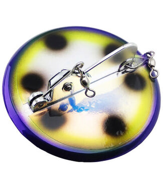 (DD-MPFUV-124) DREAMWEAVER DEEPER DIVER SZ 5 124MM METALIC PURPLE FROG UV
