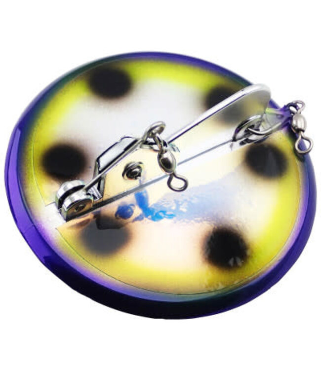 (DD-MPFUV-124) DREAMWEAVER DEEPER DIVER SZ 5 124MM METALIC PURPLE FROG UV