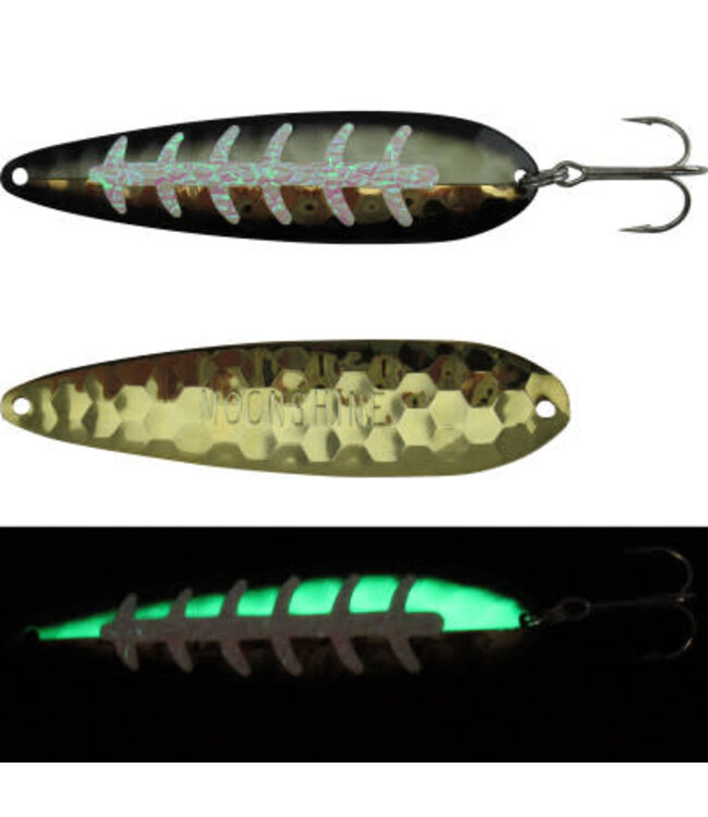 Moonshine Lures MOONSHINE LURES HALF MOON MAGNUM GOLD GEEZER (HMG-GZ-G)