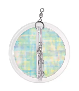 LUHR-JENSEN 1 DIPSY DIVER 4-1/8" CLEAR/CLEAR BOTTOM UV MOONJELLY