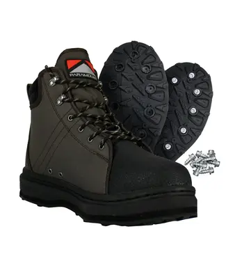 PARAMOUNT STONEFLY MEN'S CLEATED SOLE WADING SHOE SIZE 13