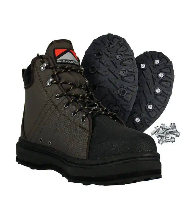 PARAMOUNT STONEFLY MEN'S CLEATED SOLE WADING SHOE SIZE 13