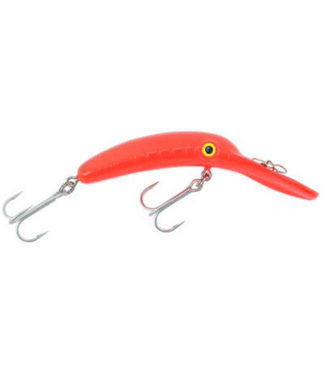 (9591-FLR) YAKIMA BAIT MAG LIP 4.5 FLUORESCENT RED