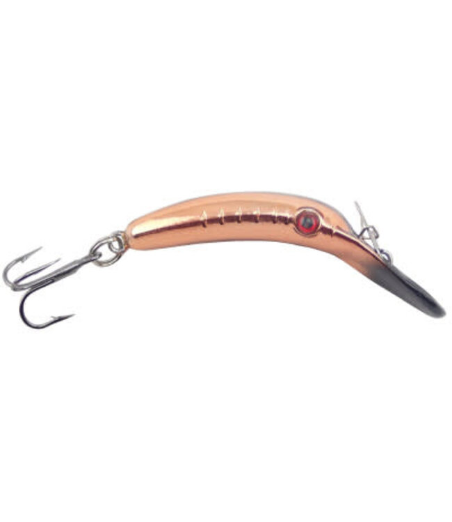 (9581-MCBB) YAKIMA BAIT MAG LIP 3.5 METALLIC COPPER BLACK BILL