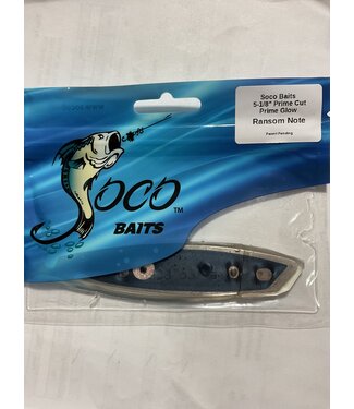 Soco Baits 5-1/8" Prime Cut RANSOM NOTE