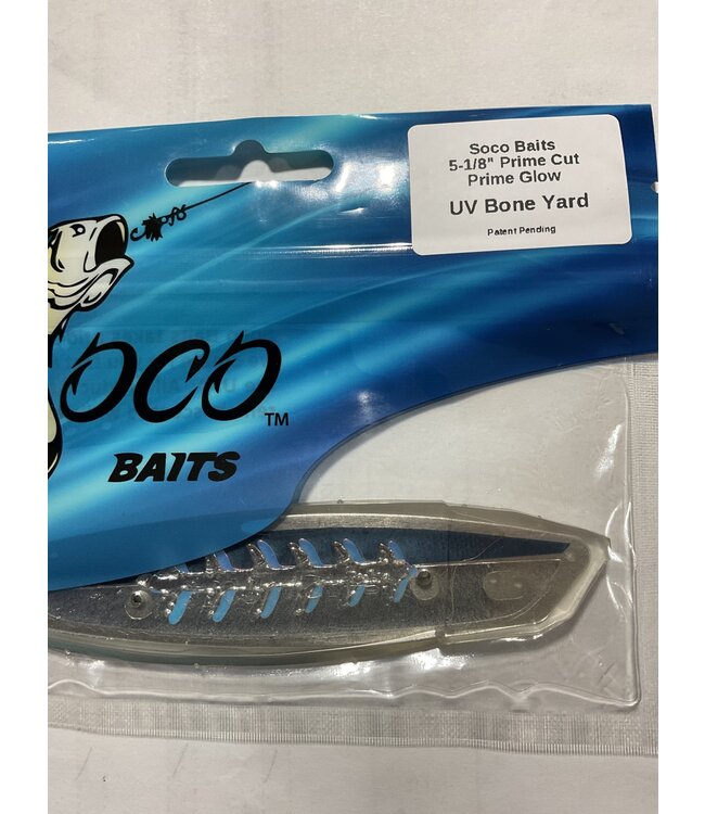 Soco Baits 5-1/8" Prime Cut UV BONE YARD