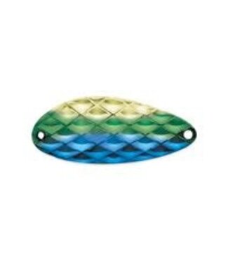 Acme ACME LITTLE CLEO 2/5 OZ HAMMERED BLUE/GREEN-GOLD (C200/HBGG)