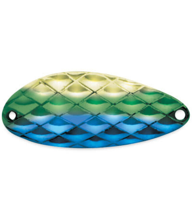 ACME LITTLE CLEO 3/4OZ HAMMERED BLUE/GREEN-GOLD