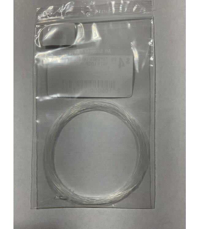 All Seasons Sports TAPERED LEADER 12FT 1X WITH LOOP