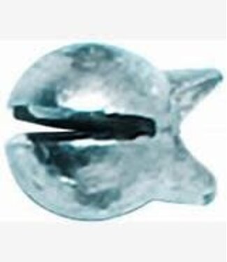 EAGLE CLAW SZ-5 NON-LEAD REMOVABLE SPLIT-SHOT SINKERS  10/BAG
