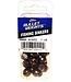 BULLET WEIGHT REUSABLE SPLIT SHOT 9/16 OZ LEAD 1#  30pc NYS LEGAL