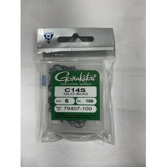 Gamakatsu GAMAKATSU C14S GLO BUG 2X STRONG 100P 6