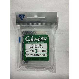 Gamakatsu GAMAKATSU C14S GLO BUG 2X STRONG 100P 10