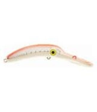 YAKIMA BAIT MAG LIP 3.5  MET SIL FLO RED STRIPE