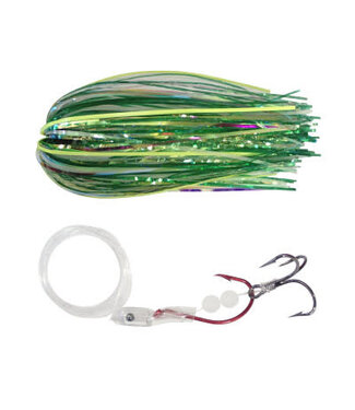 A-TOM-MIK MFG. A-TOM-MIK TOURNAMENT SERIES TROLLING FLY GREEN HAMMER GLOW (T-107XUV)