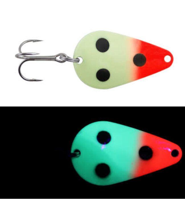 (CS-GBN-3/4oz) MOONSHINE LURES CASTING 3/4oz GLOW BLOODY NOSE
