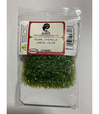 (CP4089) PEARL CHENILLE LARGE, OLIVE