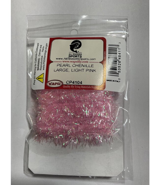 (CP4104) PEARL CHENILLE LARGE, LIGHT PINK