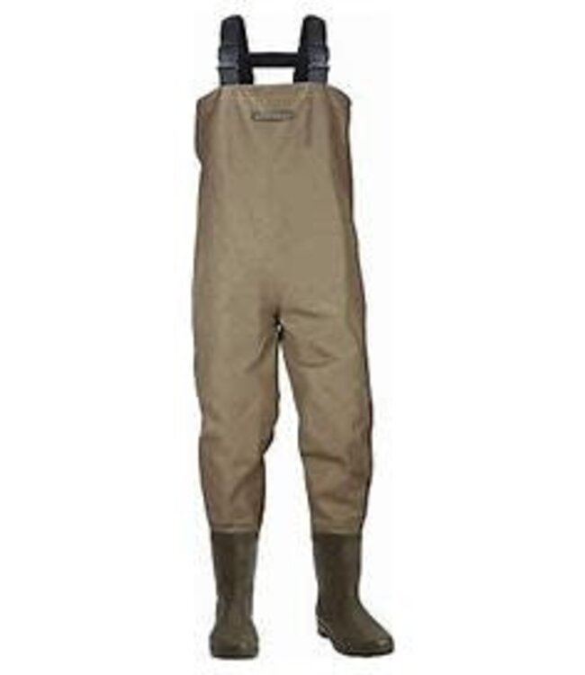 PARAMOUNT SLIPSTREAM PVC BOOTFOOTCLEATED CHEST WADERS 10