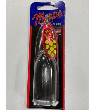 (CTV5PR TRCH) MEPPS COMET TRU-V (SALMON RIVER LEGAL SINGLE) 1/2OZ RED CHARTREUSE DOTS