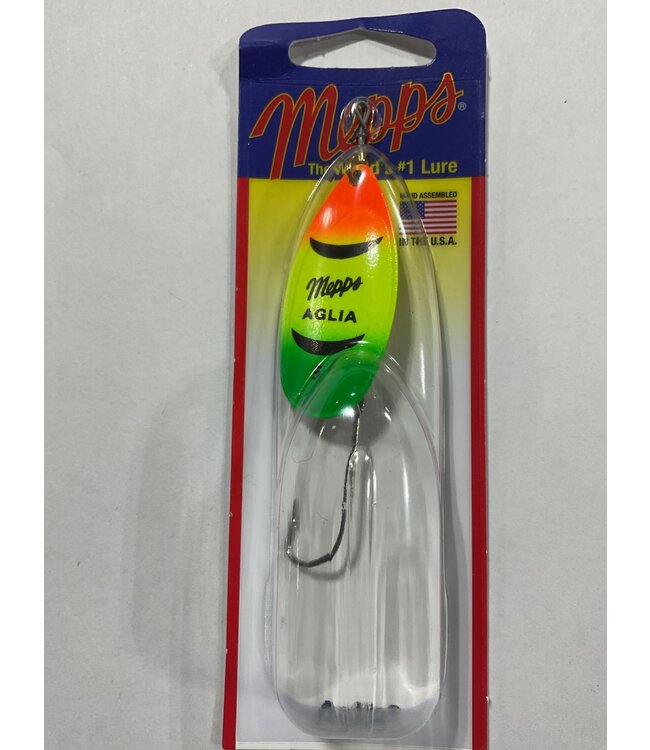 SHELDONS (MEPPS) (B5PR HFT) MEPPS AGILA (SALMON RIVER LEGAL SINGLE) 1/2OZ HOT FIRETIGER