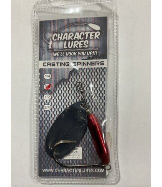(CL-SP4-012) CHARACTER LURES CASTING SPINNERS 3/8OZ RED