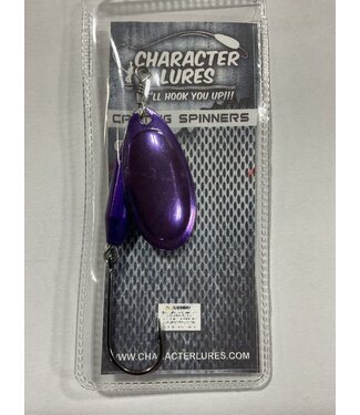 (CL-SP4-011) CHARACTER LURES CASTING SPINNERS 3/8OZ PURPLE