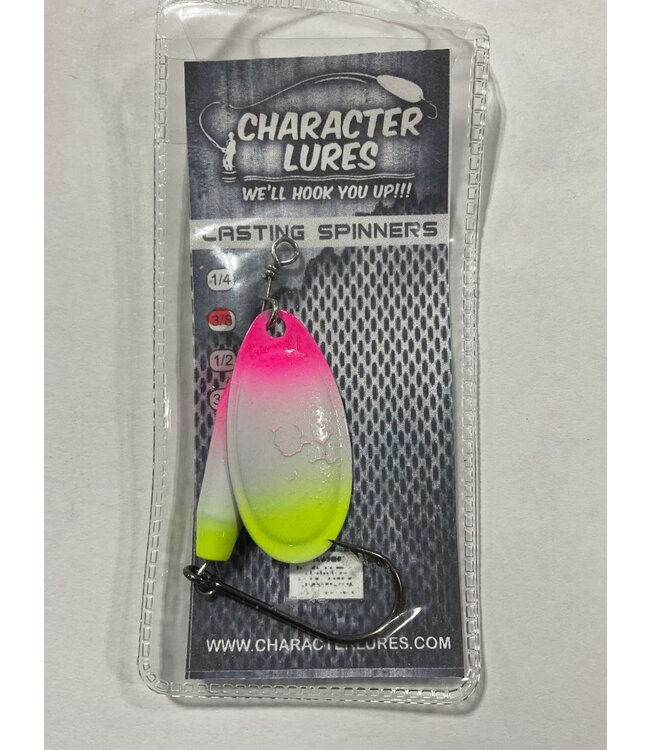 (CL-SP4-023) CHARACTER LURES CASTING SPINNERS 3/8OZ GLO-MEE