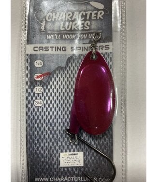 (CL-SP4-010) CHARACTER LURES CASTING SPINNERS 3/8OZ CERISE