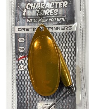 (CL-SP5-007) CHARACTER LURES CASTING SPINNERS 1/2OZ ORANGE