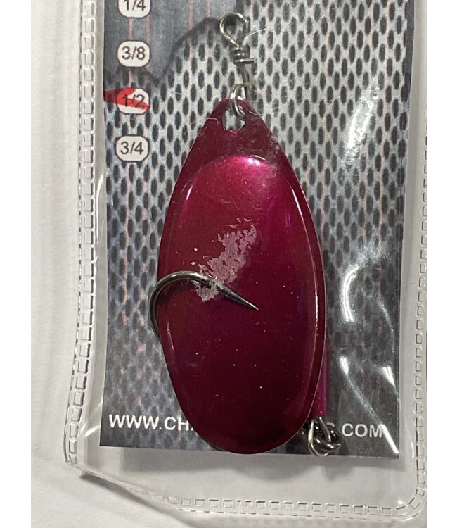 (CL-SP5-010) CHARACTER LURES CASTING SPINNERS 1/2OZ CERISE