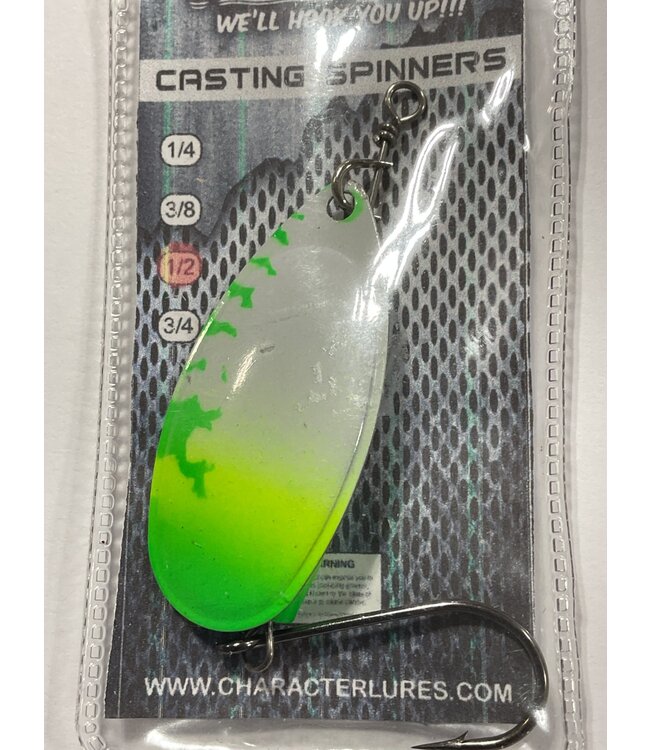 (CL-SP5-020) CHARACTER LURES CASTING SPINNERS 1/2OZ THE GRINCH
