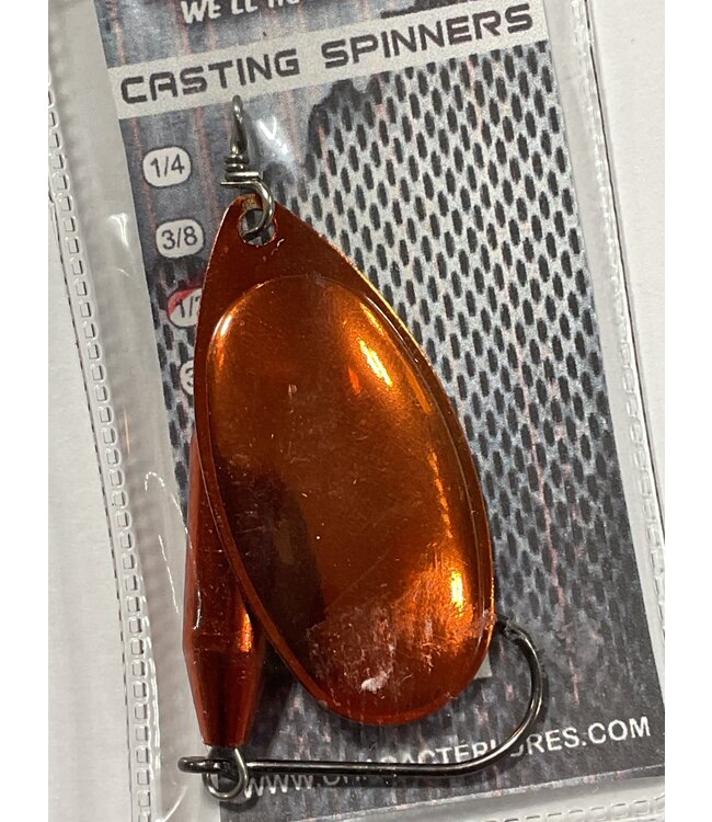 (CL-SP5-003) CHARACTER LURES CASTING SPINNERS 1/2OZ COPPER