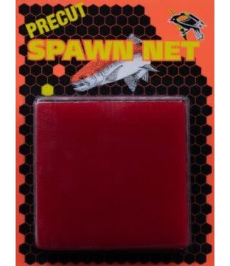 Redwing Tackle REDWING PRECUT SPAWN NET 3" SQUARE RUBY