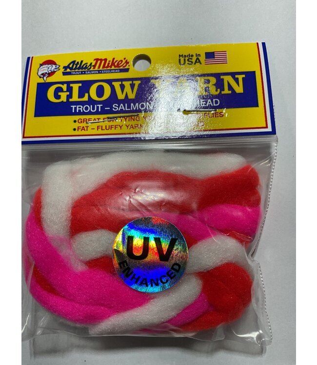 Atlas Mike's Atlas 77004 UV Glow Yarn, 144" Rainbow