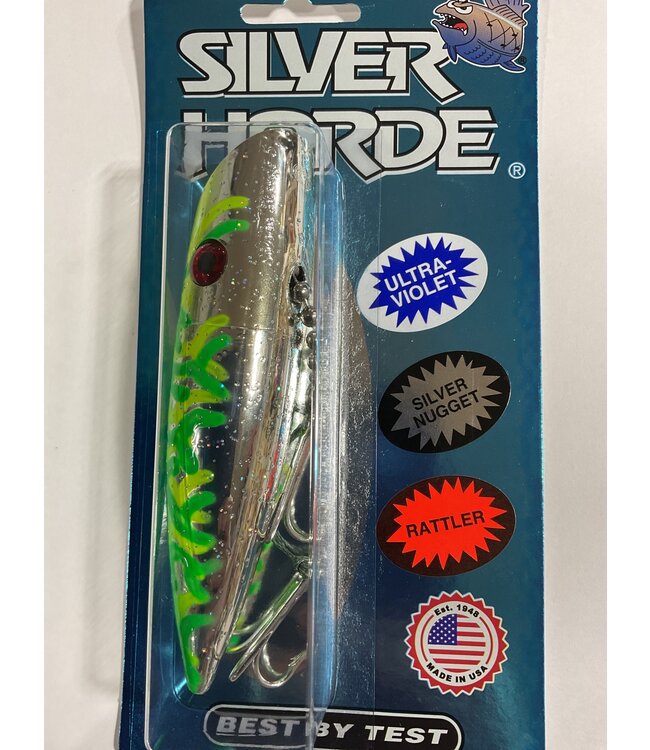 SILVER HORDE FISHING SUPPLIES SILVER HORDE 5 w/RATTLE UV / LUCKY CHARM CHROME