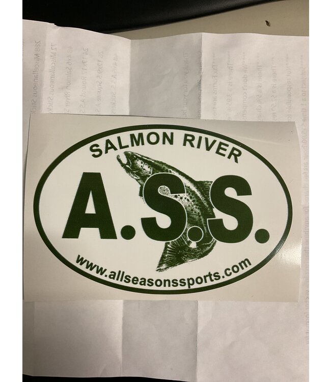All Seasons Sports A.S.S. Sticker
