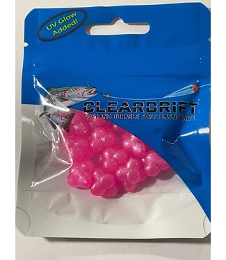 CLEARDRIFT CLEARDRIFT - EGG CLUSTER - MEDIUM - 12PK - HOT PINK PEARL