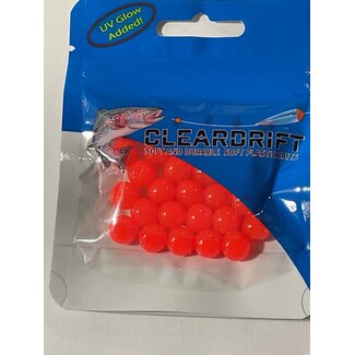 CLEARDRIFT Cleardrift Solid Soft Bead Rocket Red 10mm