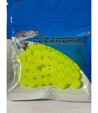 Cleardrift Solid Soft Bead Bright Chartreuse 8mm
