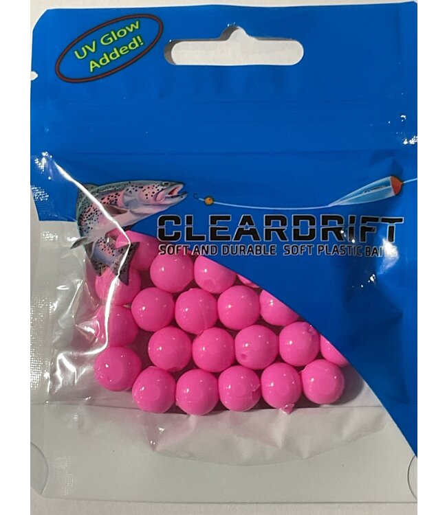 Cleardrift Solid Soft Bead Bubble Gum 10mm