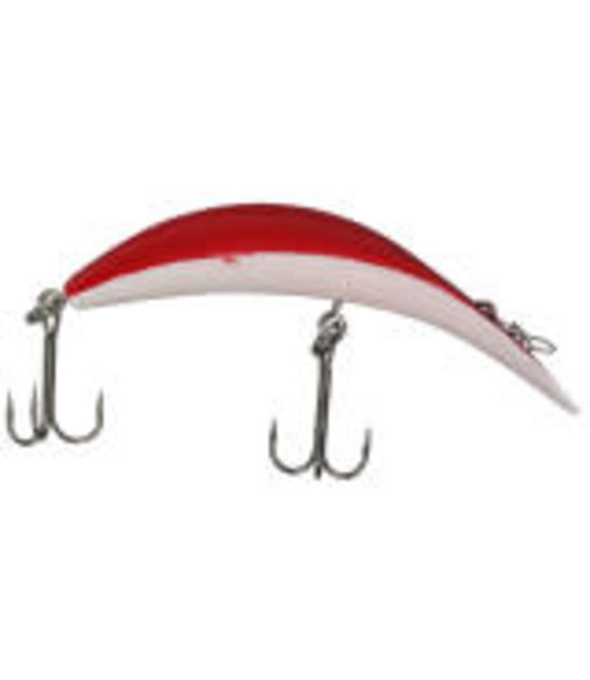 YAKIMA BAIT COMPANY YAKIMA FLATFISH M2 WHITE BELLY RED TOP