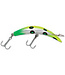 (5414-014-1601) KWIKFISH K14 (RATTLE) 4-1/4" FLUORESCENT CHARTREUSE / GREEN UV