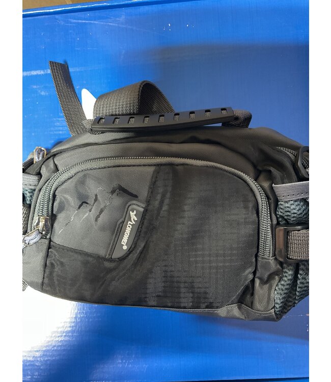 VERSATILE NYLON FANNY PACK BLACK FOR MEN OR WOMEN