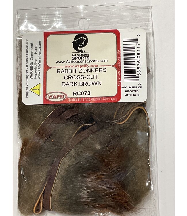 Wapsi (RC073) RABBIT ZONKERS CROSS-CUT, DARK.BROWN