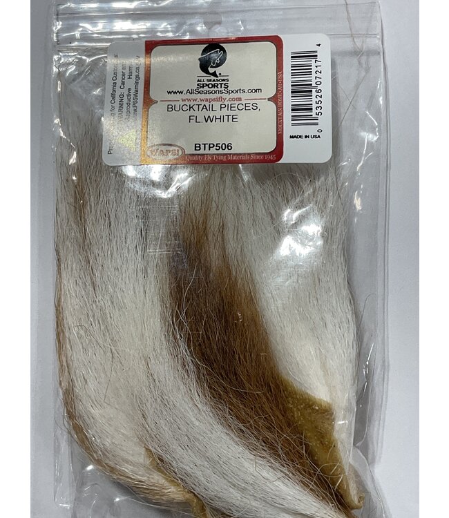 Wapsi (BTP506) BUCKTAIL PIECES, FL WHITE