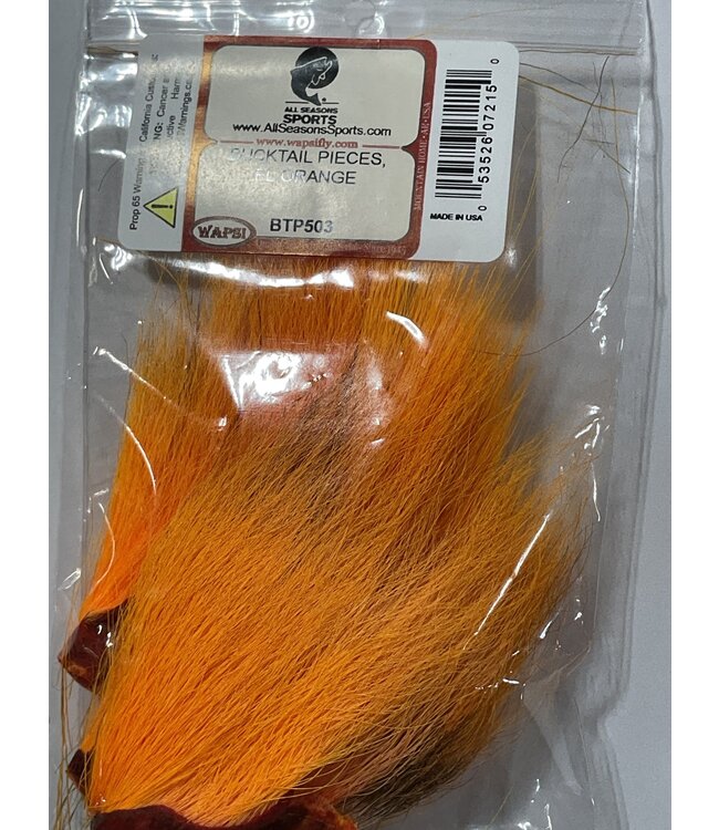 Wapsi (BTP503) BUCKTAIL PIECES, FL ORANGE