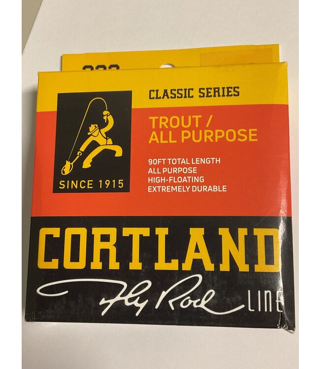 Cortland Cortland TROUT FLOATING FLY LINE WF7F YELLOW