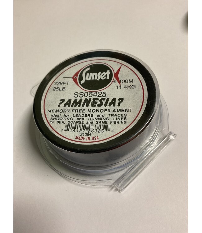 (AM1025) AMNESIA SHOOTING MONO  FL RED  25LB 328' 100M